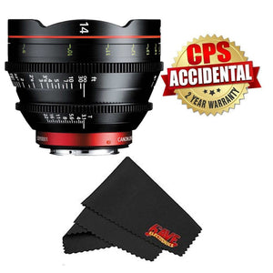 Canon CN-E Cinema Prime Lens International Version 2 Year Warranty 14MM
