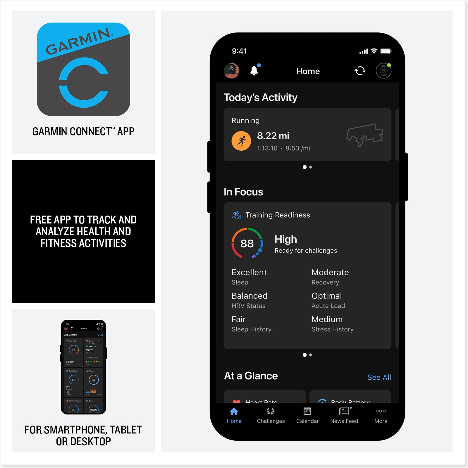 Garmin® Venu® X1, Thin and Lightweight GPS Smartwatch, AMOLED Display, Advanced Health and Fitness Features, Moss with Titanium Caseback and Moss ComfortFit Nylon Band