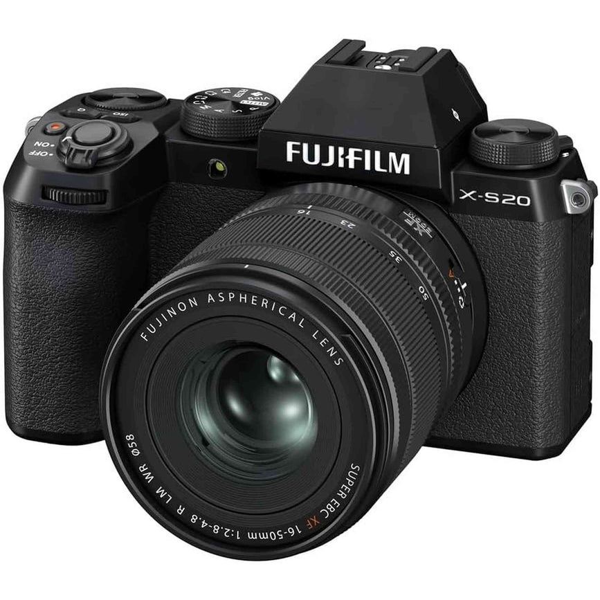 Fujifilm X-S20 Mirrorless Digital Camera XF16-50mmF2.8-4.8 R LM WR - Black