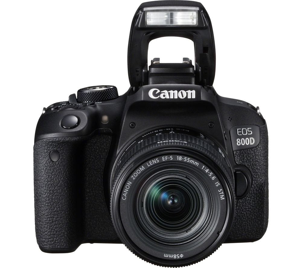 Canon EOS 800D Digital SLR with 18-55 is STM Lens Black International Version