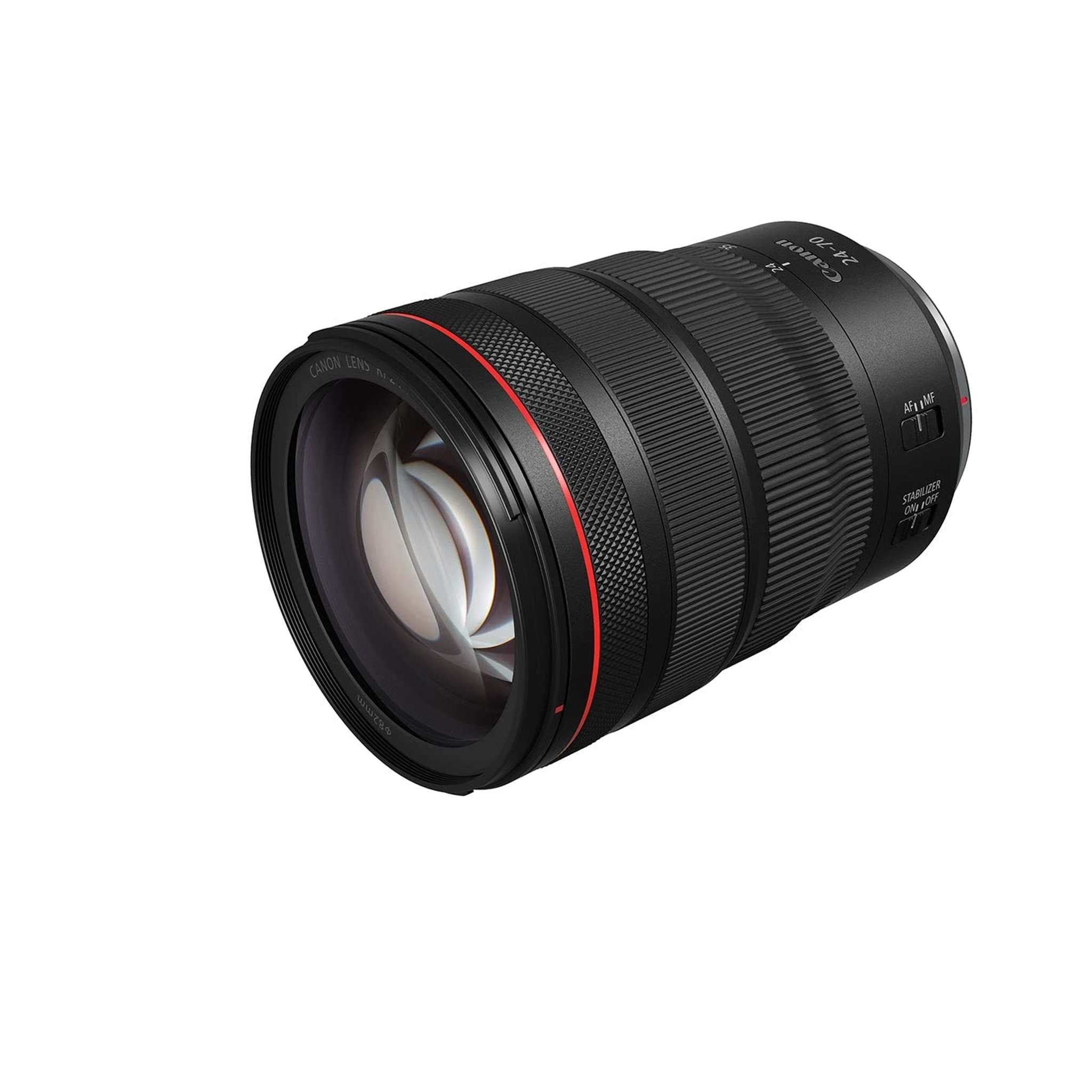 Canon RF24-70mm F2.8 L is USM Lens, Mirrorless Lens, Standard Zoom, Compatible with EOS R Series Mirrorless Cameras, High Image Quality, Portraits, Landscapes, Travel, Photography, Black