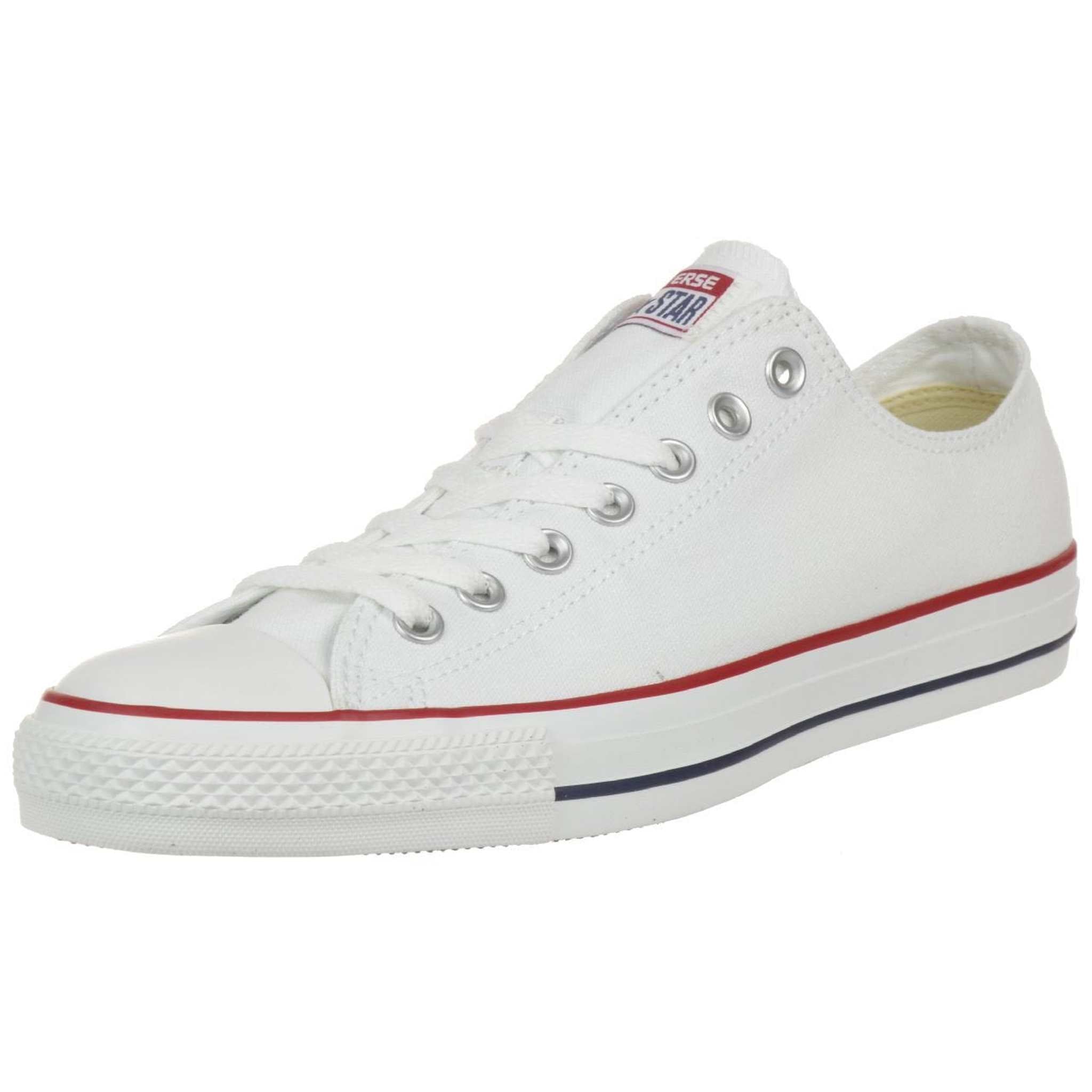 Converse Men's Chuck Taylor All Star Core Ox Optical White Sneaker Men's 9, Women's 11Medium