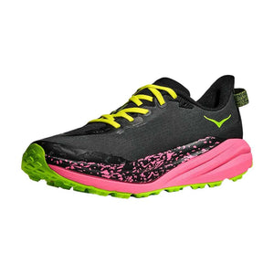Hoka Men's Speedgoat 6 Black/Neon Rose 9.5 Medium