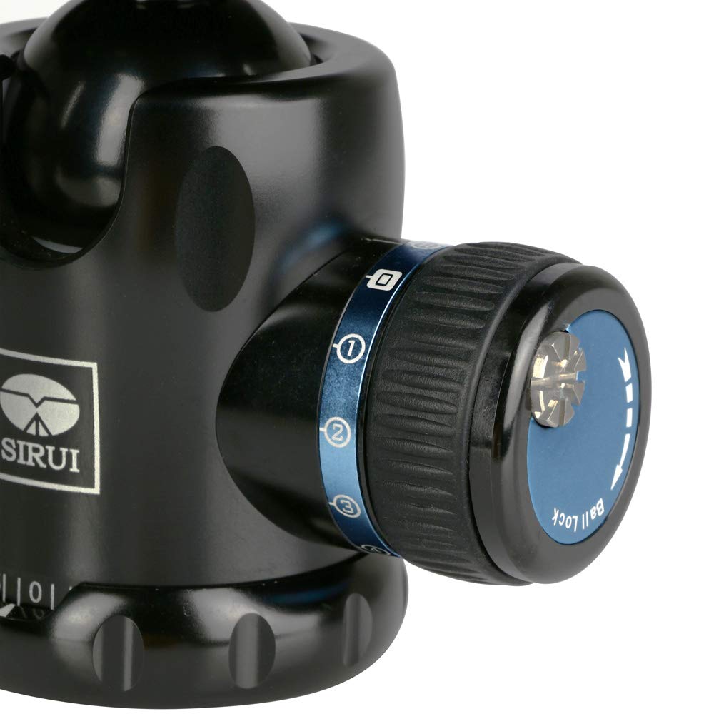 Sirui K-10X 33mm Ballhead with Quick Release, 44.1 lbs Load Capacity