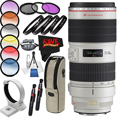 Canon EF 70-200mm f/2.8L is II USM Lens International Version with Seller Warranty Professional Combo
