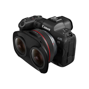 Canon RF5.2mm F2.8 L Dual Fisheye Lens - 3D Virtual Reality, 180 Degree VR, Canon EOS R5 Compatible Black