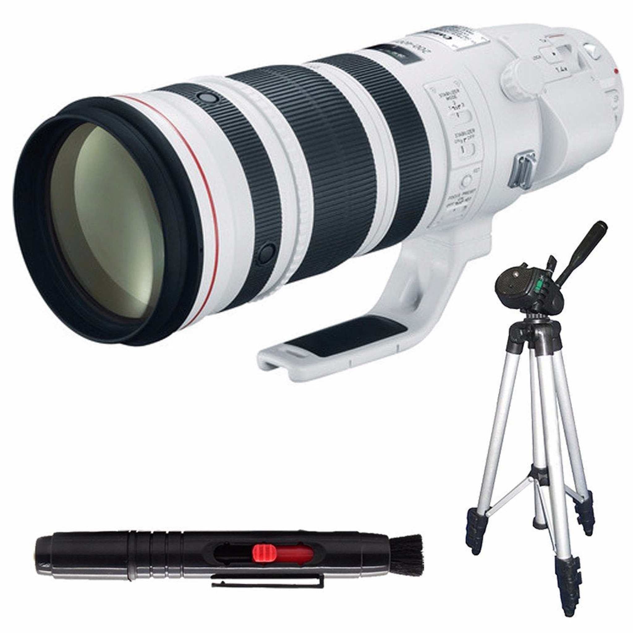 Canon EF 200-400mm f/4L is USM Lens International Model + Full Size Tripod - Used Canon
