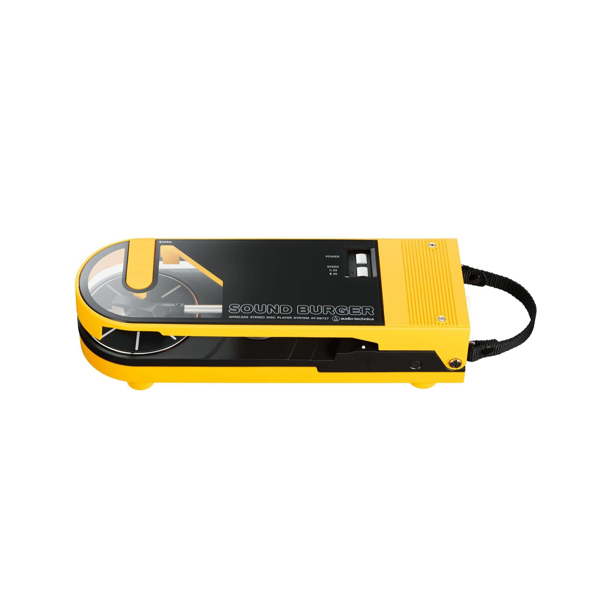 AudioTechnica AT-SB727 Sound Burger Portable Turntable with Bluetooth Yellow