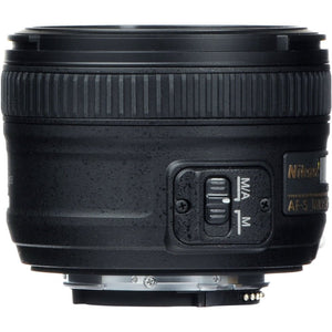 Nikon AF-S NIKKOR 50mm f/1.8G Camera Lens International Model + 3 Pcs Filter Kit + Cleaning Kit