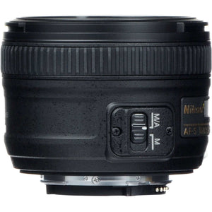 Nikon AF-S NIKKOR 50mm f/1.8G Camera Lens International Model + Cleaning Kit