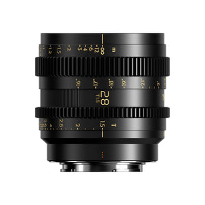 THYPOCH Simera-C 28 mm T1.5 FF Prime Cine Lens for Sony E-Mount - Black