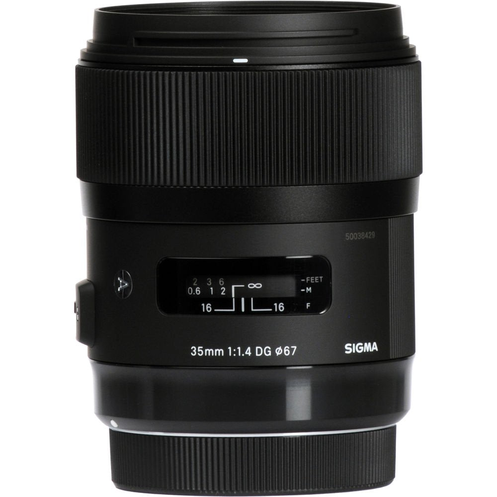 Sigma 35mm f/1.4 DG HSM Art Lens for Nikon F for Nikon F Mount + Accessories (International Model with 2 Year Warranty)