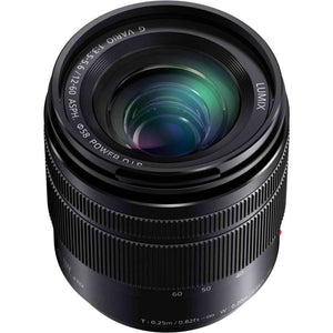Panasonic Lumix G Vario 12-60mm f/3.5-5.6 ASPH. Power O.I.S. Lens with Pro Filter Renewed - Reconditioned Panasonic