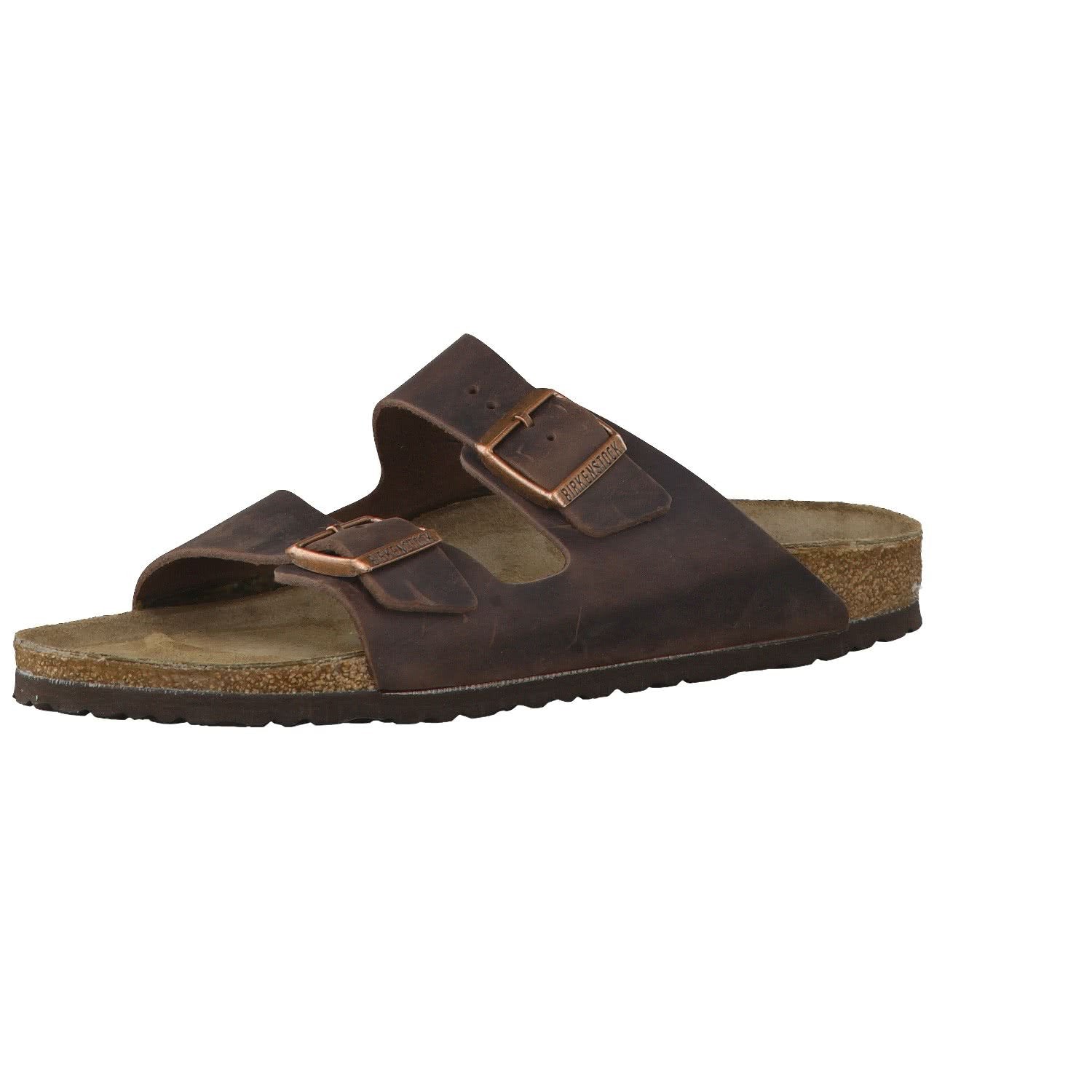 Birkenstock Arizona Leather Narrow Sandal - Women's Habana Oiled Leather, 37.0