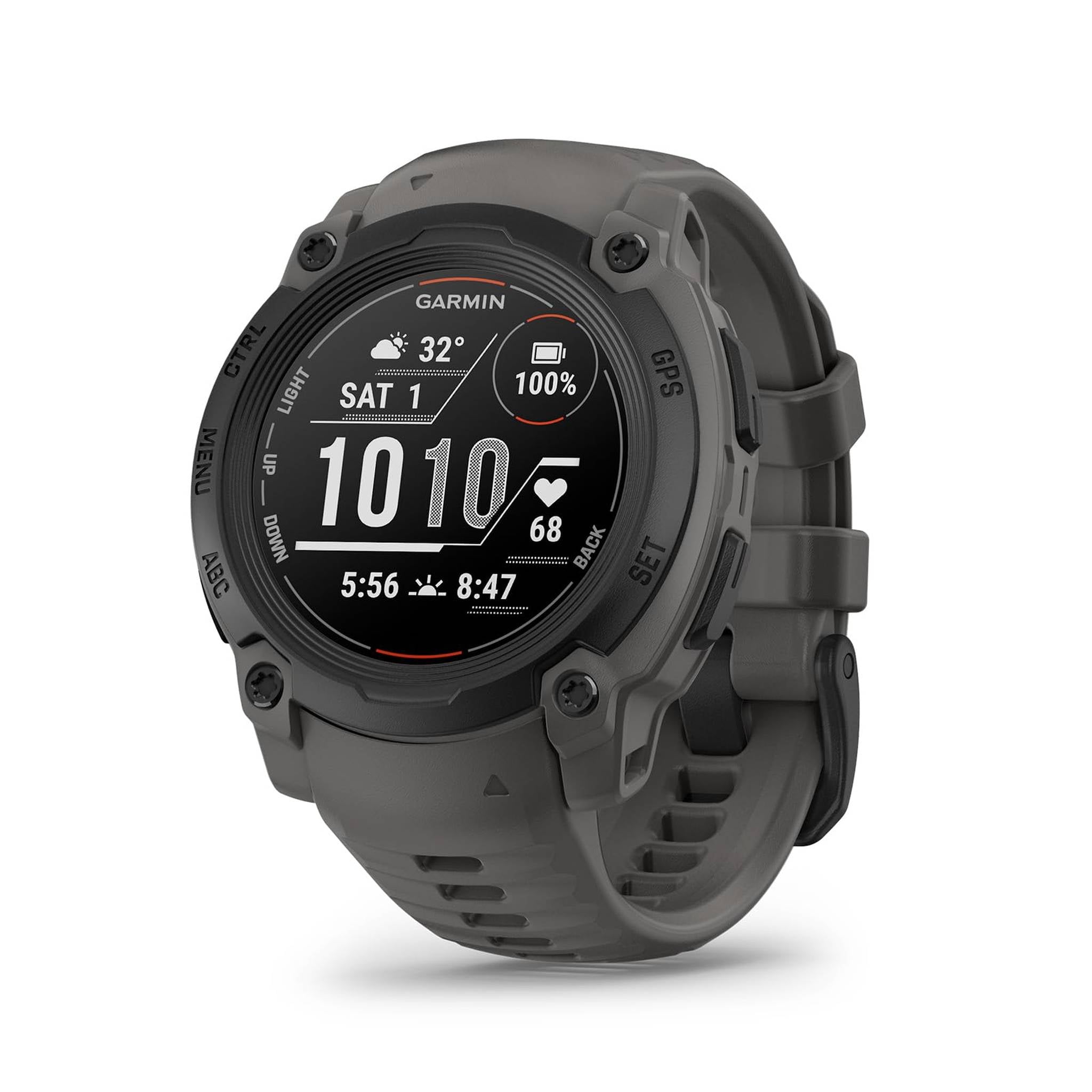 Garmin Instinct® E 40mm, Rugged Outdoor GPS Smartwatch, 24/7 Health Monitoring, Wrist-Based Heart Rate, Up to 16 Days of Battery Life, Charcoal Garmin