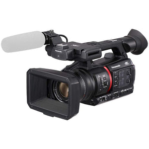 Panasonic AG-CX350 4K Camcorder Accessory Bundle with Cleaning Kit and Professional Headphones