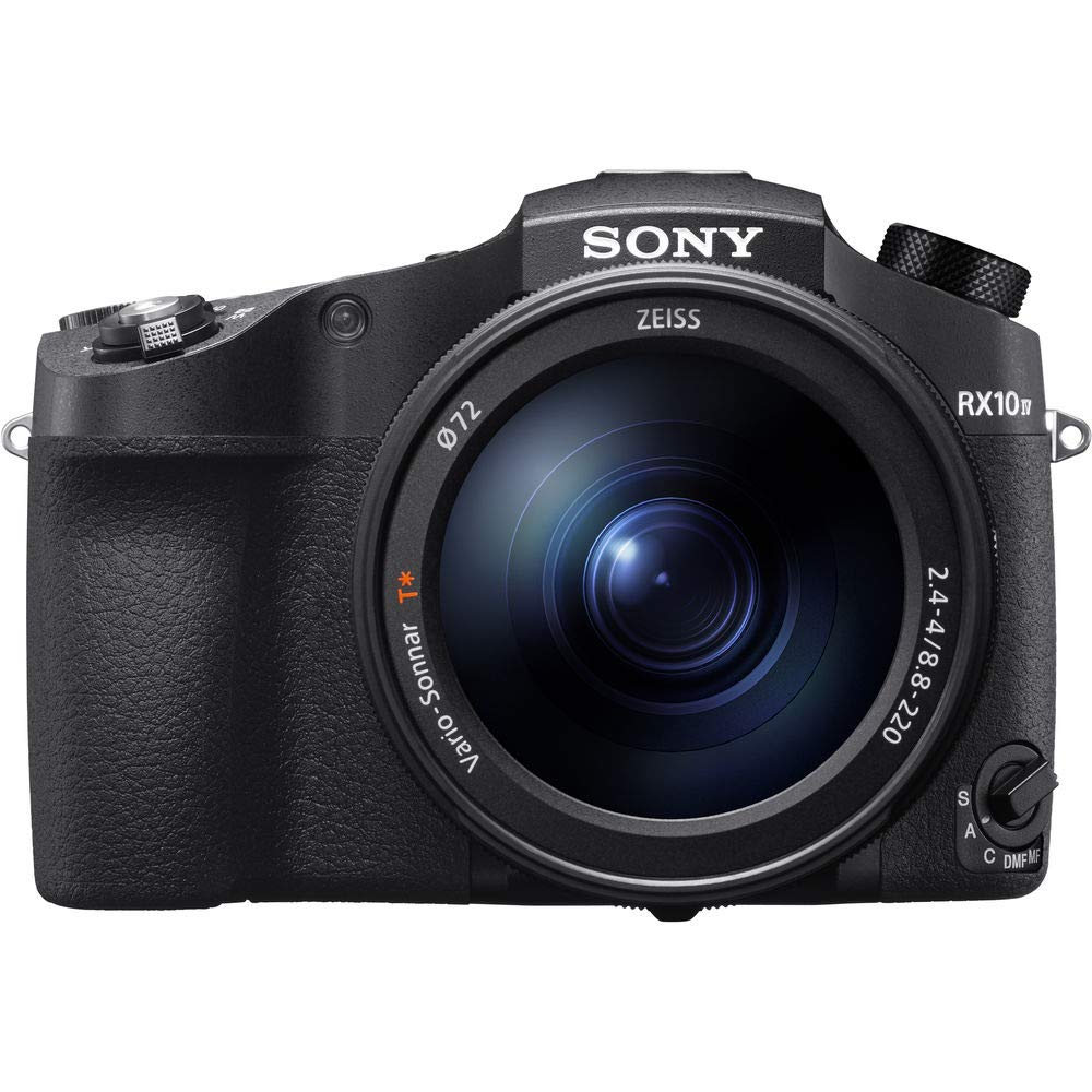 Sony Cyber-shot DSC-RX10 IV Camera DSCRX10M4/B With Soft Bag, 64GB Memory Card, Card Reader , Plus Essential Accessories