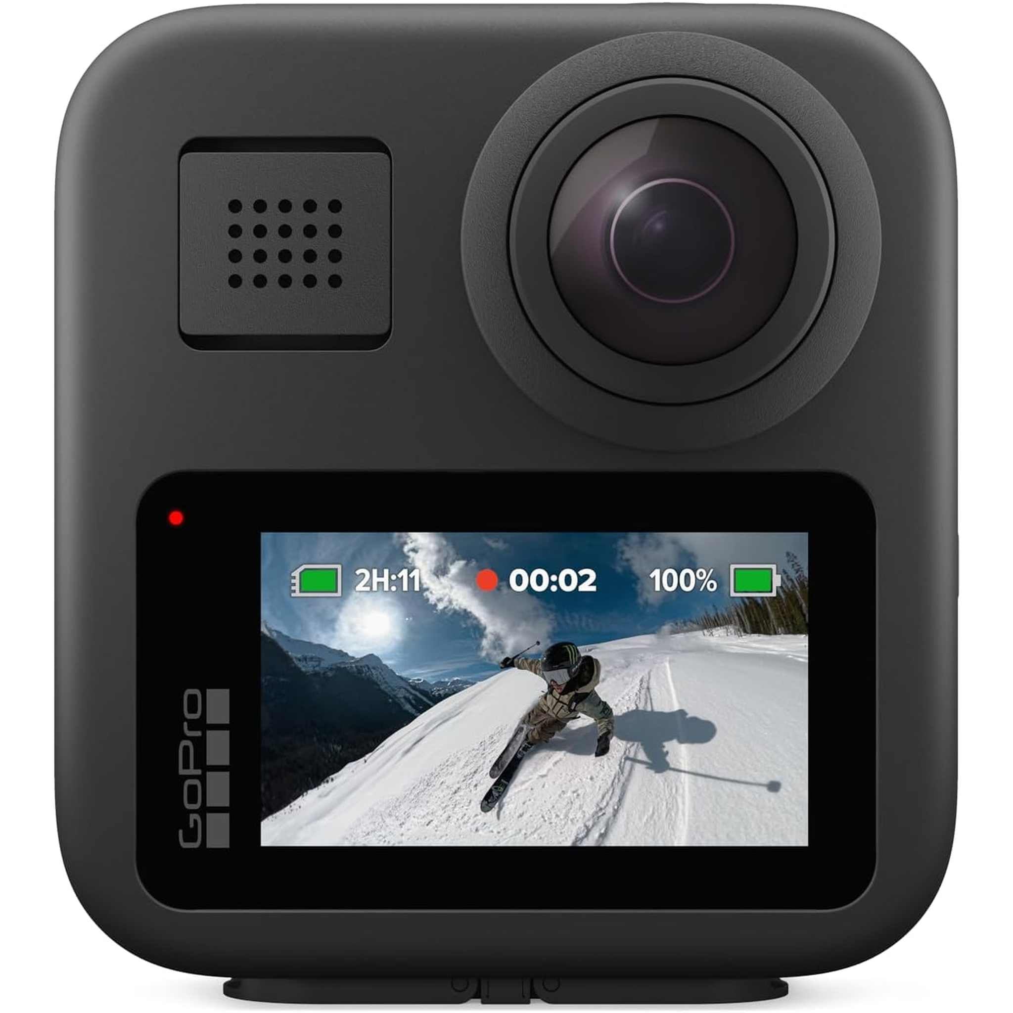 GoPro MAX - Waterproof 360 + Traditional Action Camera with Touch Screen Spherical 5.6K30 HD Video 16.6MP 360 Photos 1080p Live Streaming Stabilization GoPro