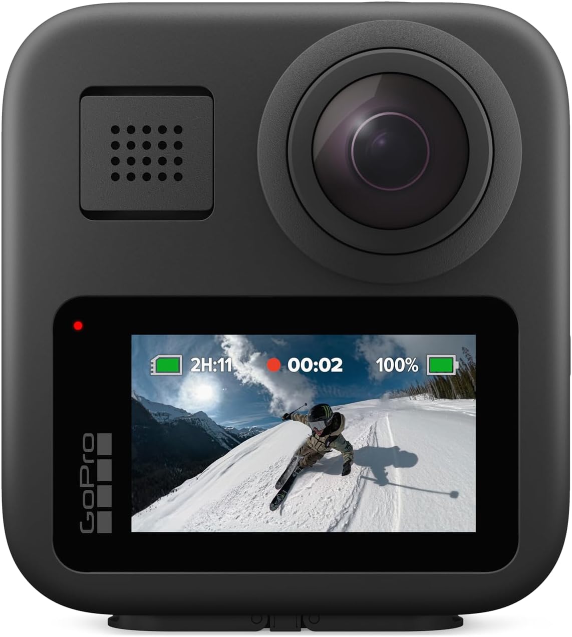 GoPro MAX - Waterproof 360 + Traditional Action Camera with Touch Screen Spherical 5.6K30 HD Video 16.6MP 360 Photos 1080p Live Streaming Stabilization