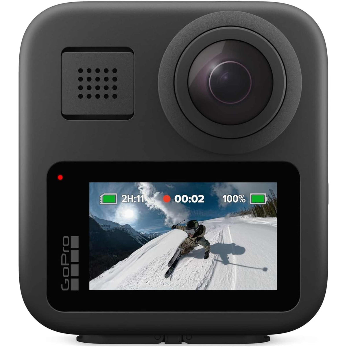 GoPro MAX - Waterproof 360 + Traditional Action Camera with Touch Screen Spherical 5.6K30 HD Video 16.6MP 360 Photos 1080p Live Streaming Stabilization