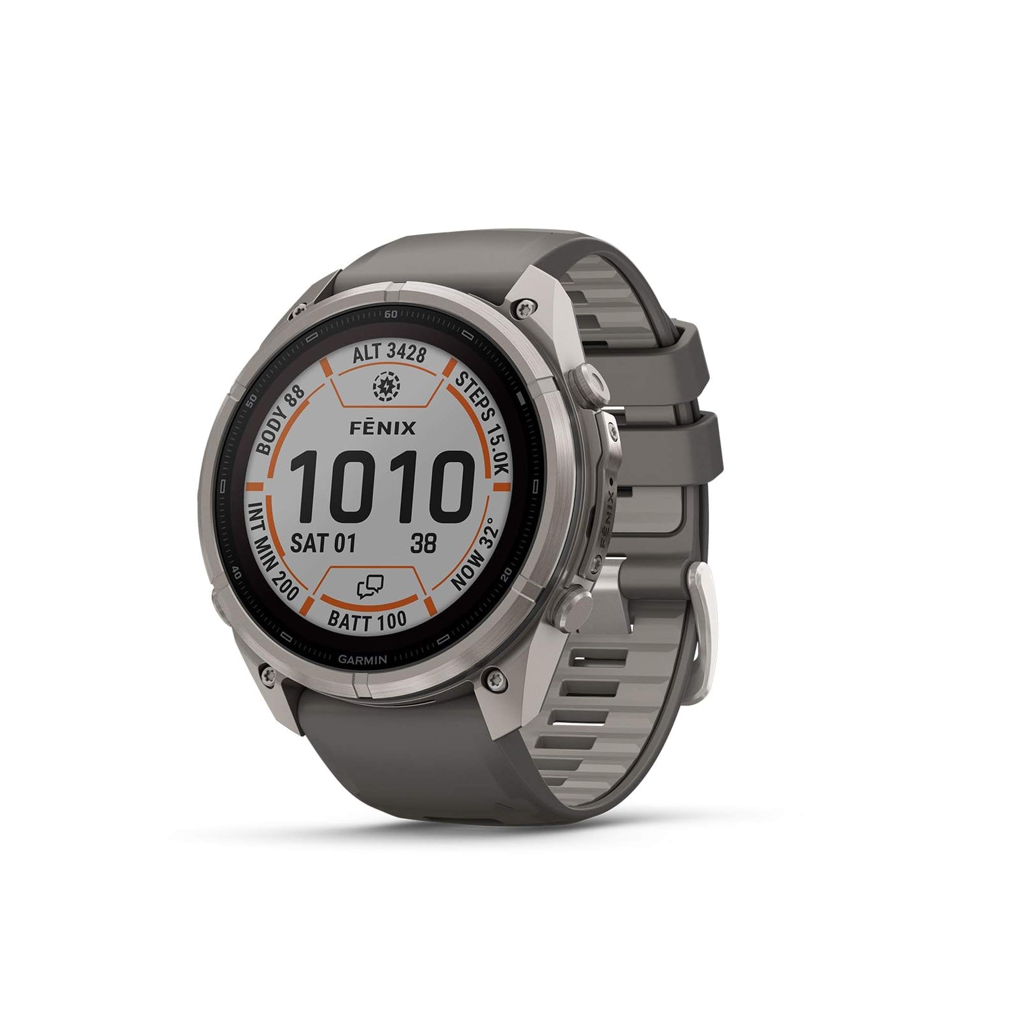 Garmin fēnix® 9 Pro Solar, inReach®, Titanium, 51mm, Graphite/Black