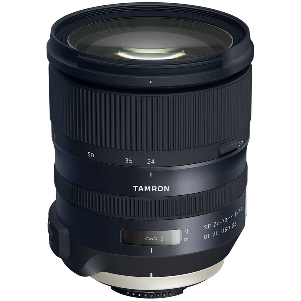 6Ave Tamron SP 24-70mm f/2.8 Di VC USD G2 Lens for Nikon F (International Model) + 82mm 3 Piece Filter Kit + Deluxe Lens