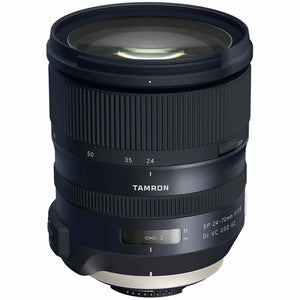 6Ave Tamron SP 24-70mm f/2.8 Di VC USD G2 Lens for Nikon F International Model + 82mm UV Filter + Lens Cap Keeper + Mi Tamron