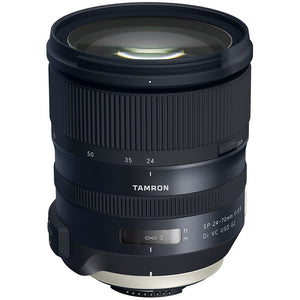 6Ave Tamron SP 24-70mm f/2.8 Di VC USD G2 Lens for Nikon F International Model + 82mm UV Filter + Lens Cap Keeper + Mi