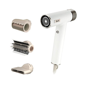 Shark Hair Dryer | SpeedStyle | No Heat Damage Hair Styling Tool | 3 Styling Tools Included | Portable & Powerful Blow Dryer | Best for Straight & Wavy Hair | Silk | HD331 - Reconditioned