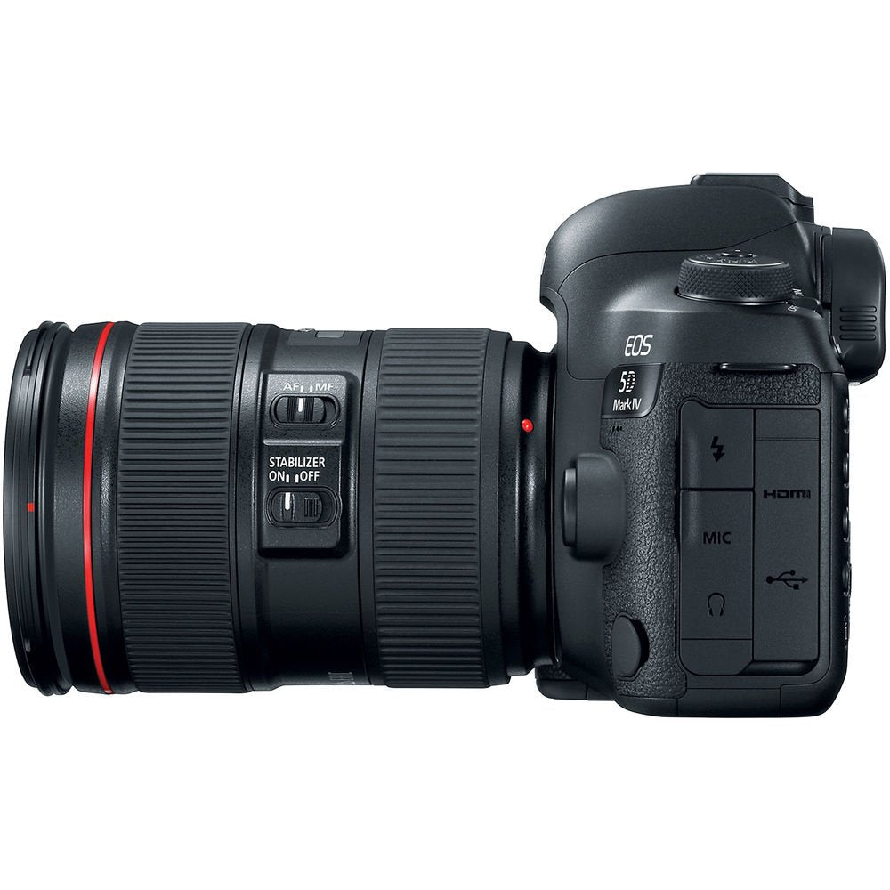 Canon EOS 5D Mark IV DSLR Camera with 24-105mm Lens (Intl Model) Basic Bundle