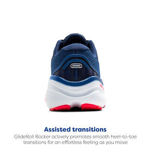 Brooks Women’s Ghost Max 2 Neutral Running & Walking Shoe - Peacoat/True Blue/Diva Pink - 6.5 Medium