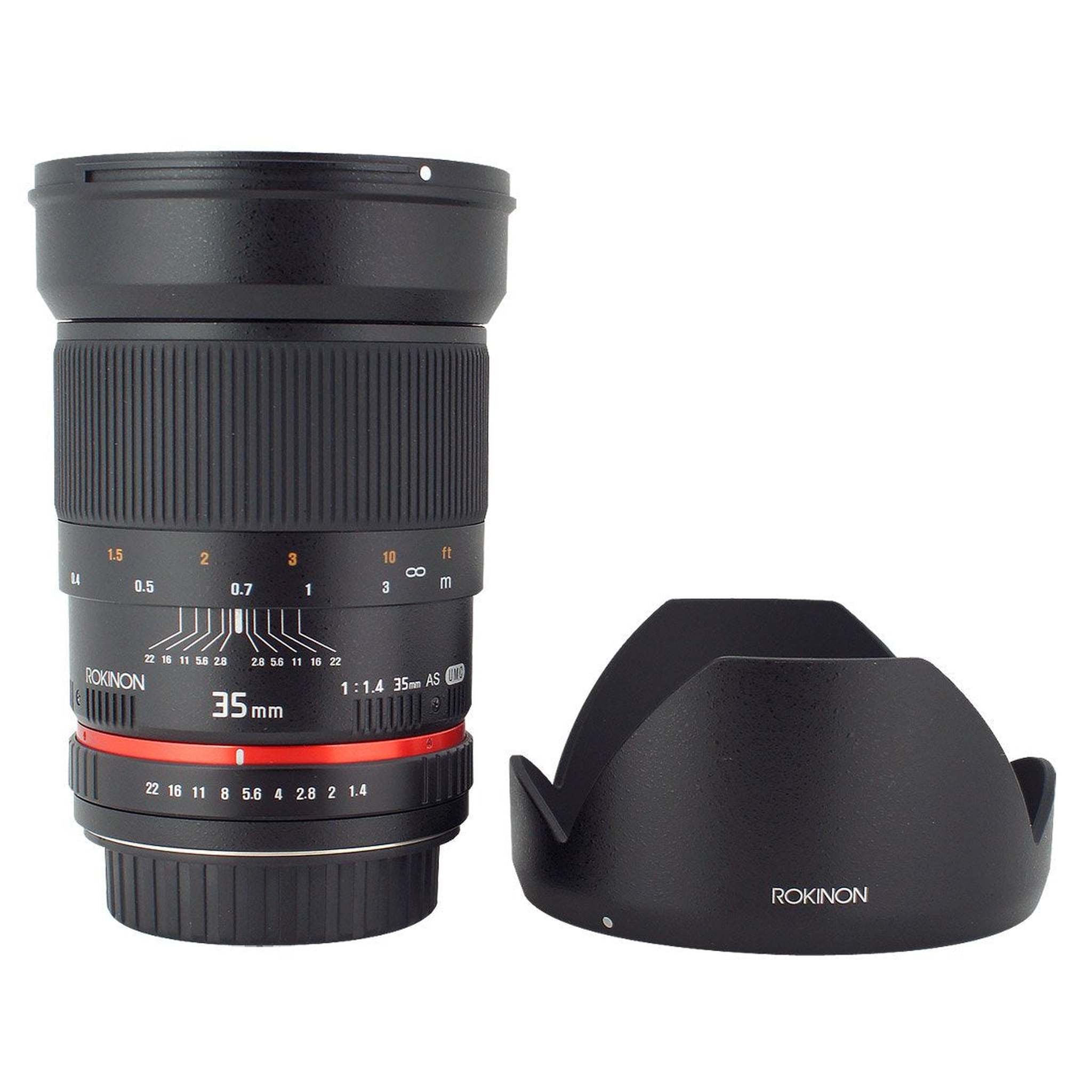 Rokinon 35mm F/1.4 AS UMC Wide Angle Lens for Olympus RK35M-O Rokinon