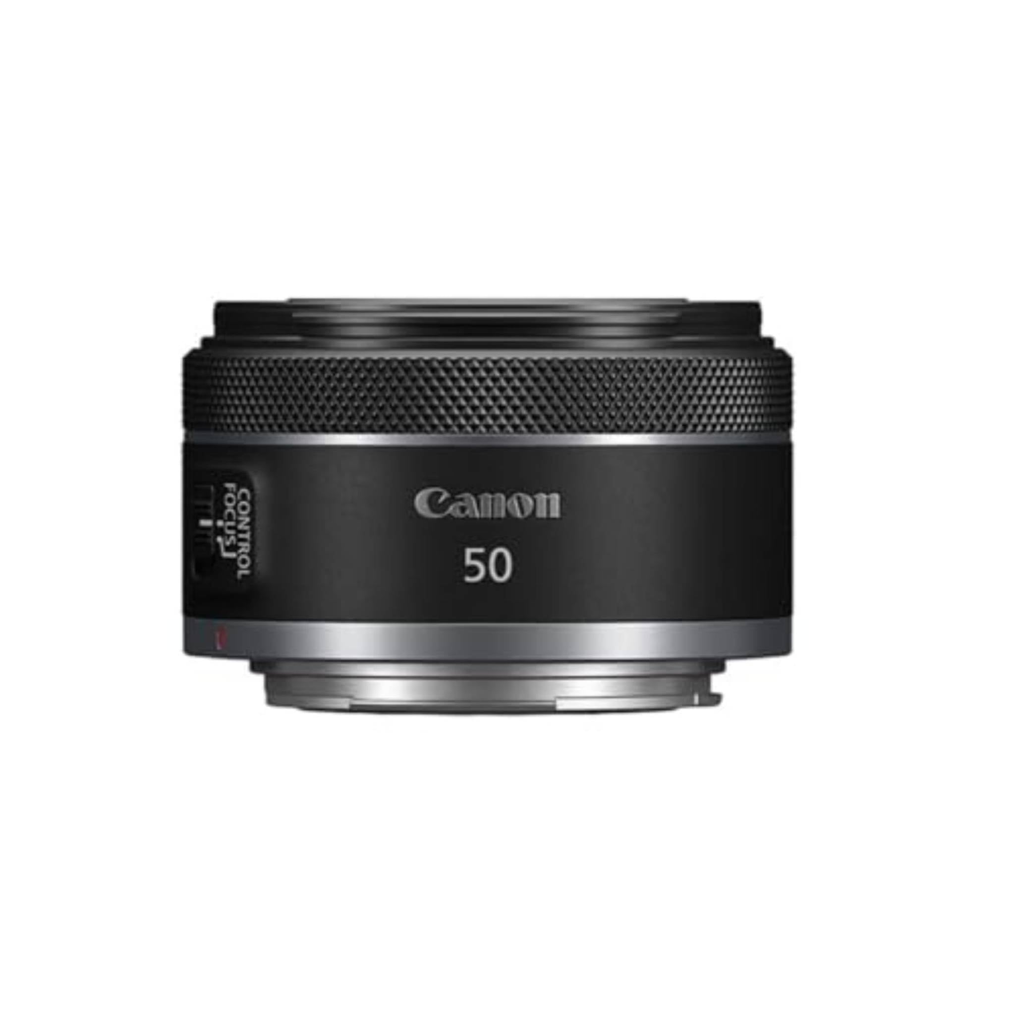 Canon RF50mm F1.8 STM Lens, Mirrorless Lens, Fixed Focal Length, Compatible with EOS R Series Mirrorless Cameras, Compact, Lightweight Design, Portraits, Landscapes, Photography, Black