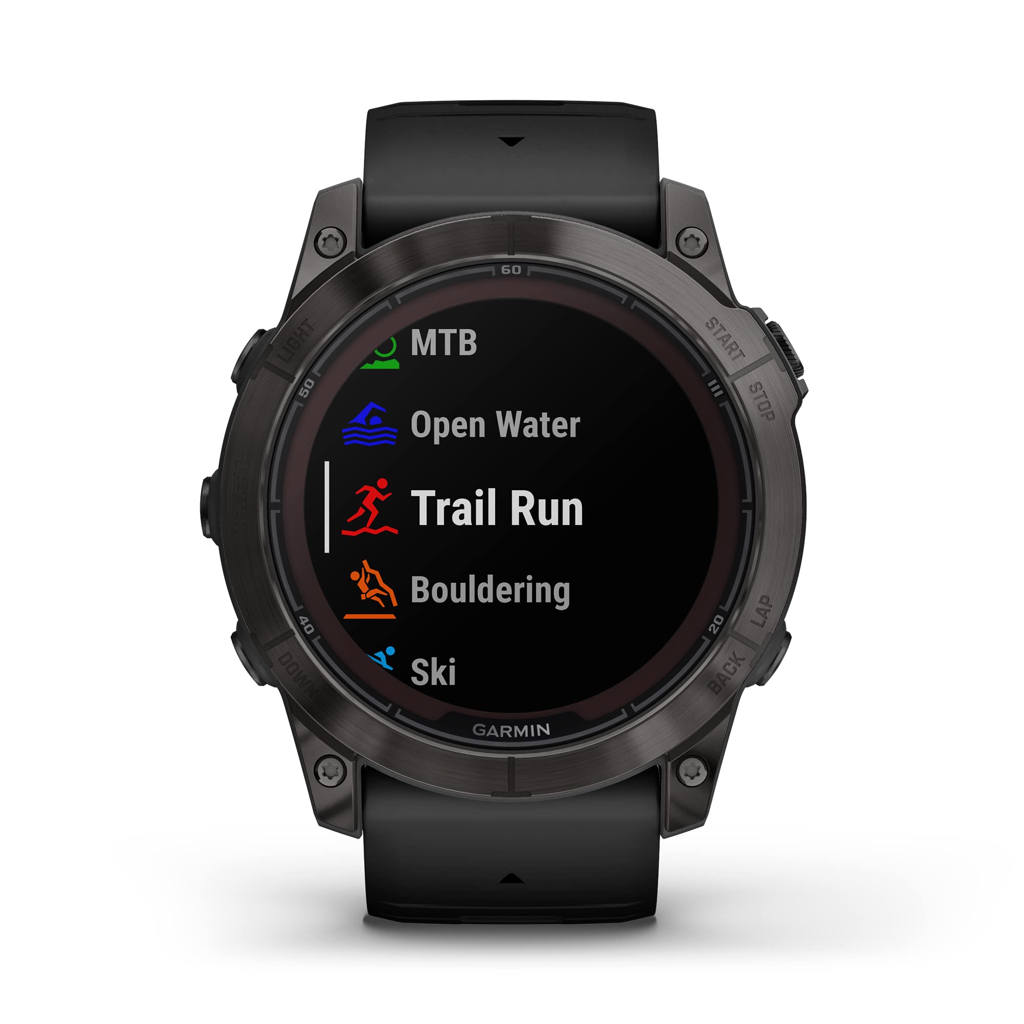 Garmin fēnix 7X Pro Sapphire Solar, Multisport GPS Smartwatch, Built-in Flashlight, Solar Charging Capability, Black