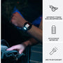 Garmin® Forerunner® 970, Premium GPS Running and Triathlon Smartwatch, AMOLED Display, Built-in LED Flashlight, Carbon Gray DLC Titanium with Black Case and Black/Translucent Whitestone Band