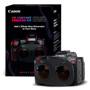 Canon VR Content Creator Kit - EOS R5 C Full-Frame Hybrid Camera and RF5.2mm F2.8 L Dual Fisheye Lens, for Video Professionals - Reconditioned