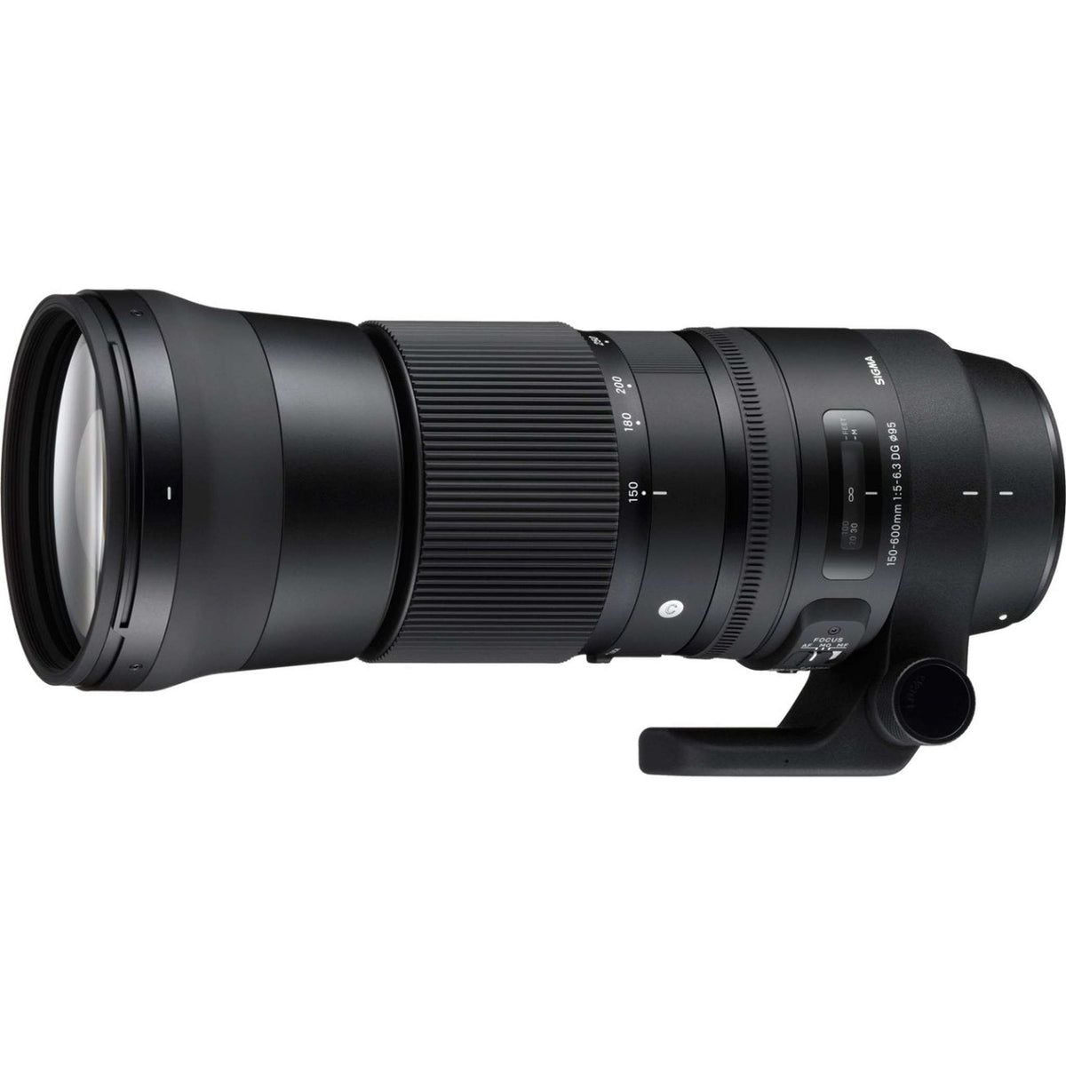 Sigma 150-600mm F5-6.3 DG OS HSM Zoom Lens Contemporary for Nikon DSLR Cameras Renewed - Reconditioned