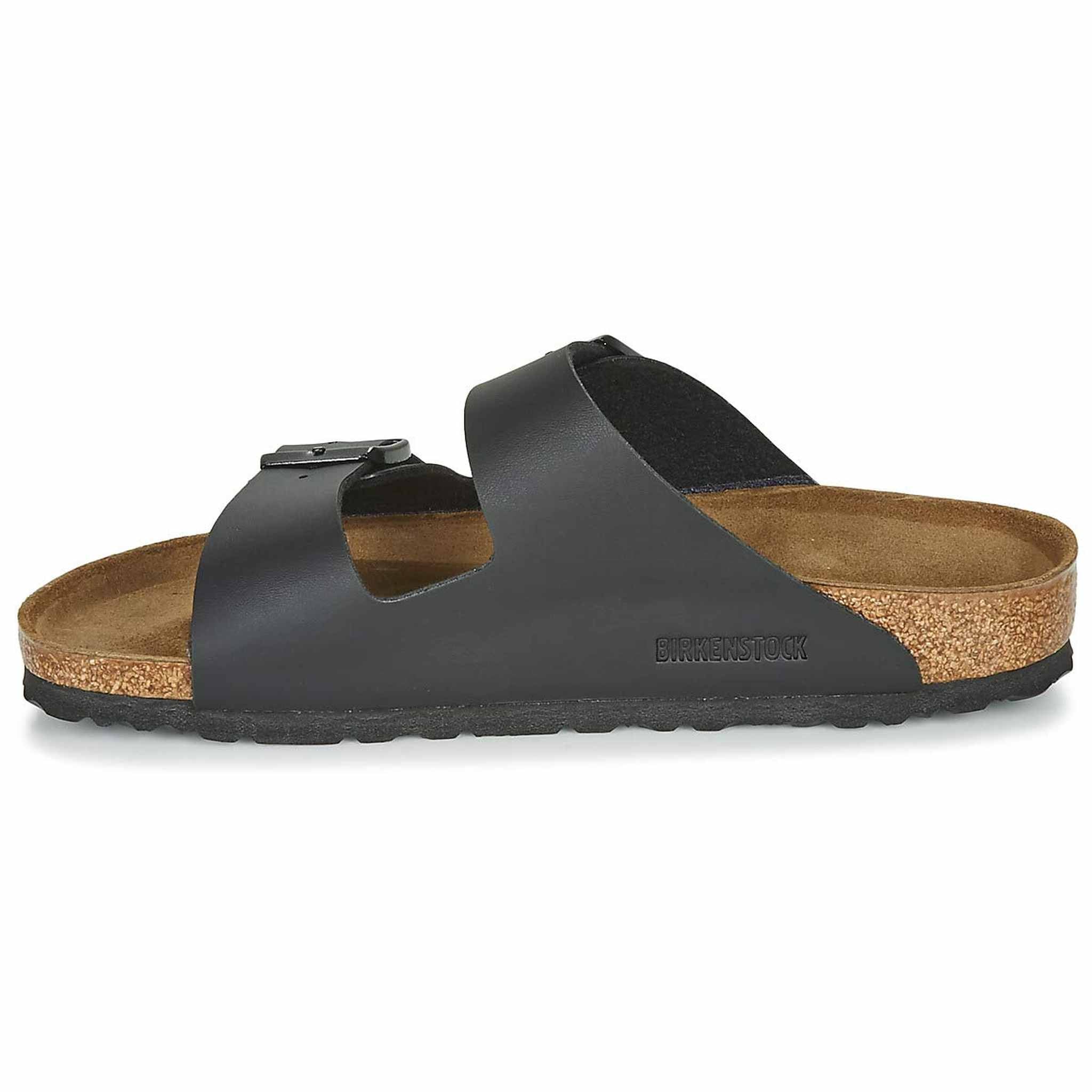 Birkenstock BIRK-51793 Arizona Sandals, Black, 38 EU Regular/ 7-7.5 Narrow Birkenstock