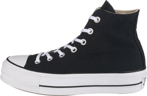 Converse CTAS Lift HI Sneaker, Black/White/White, 6 M US
