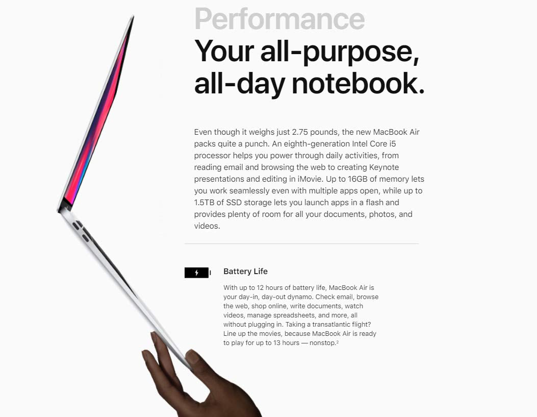 Apple 13.3" MacBook Air Newest Model 2018 | Gold | 256 GB | Bundle06