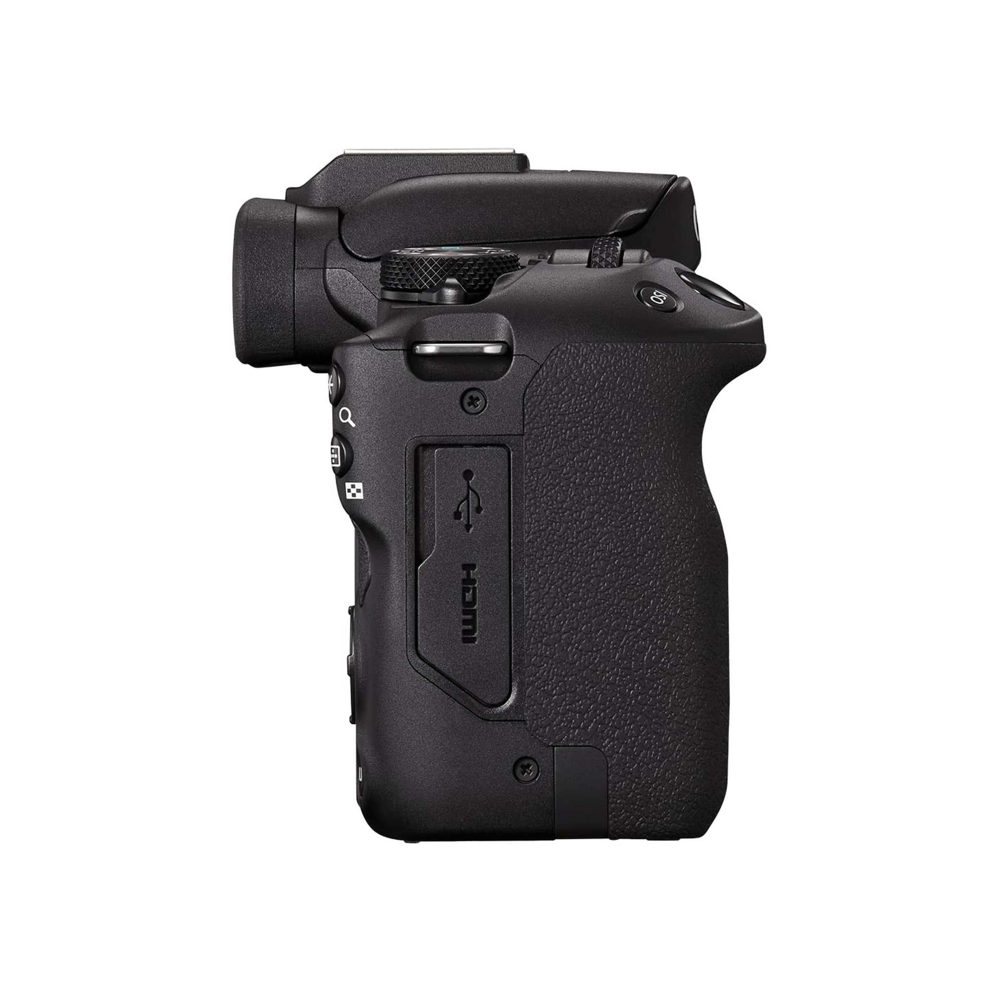 Canon EOS R50 Mirrorless Vlogging Camera Body Only/Black , RF Mount, 24.2 MP, 4K Video, DIGIC X Image Processor, Subject Detection & Tracking, Compact, Smartphone Connection, Content Creator - Reconditioned Canon