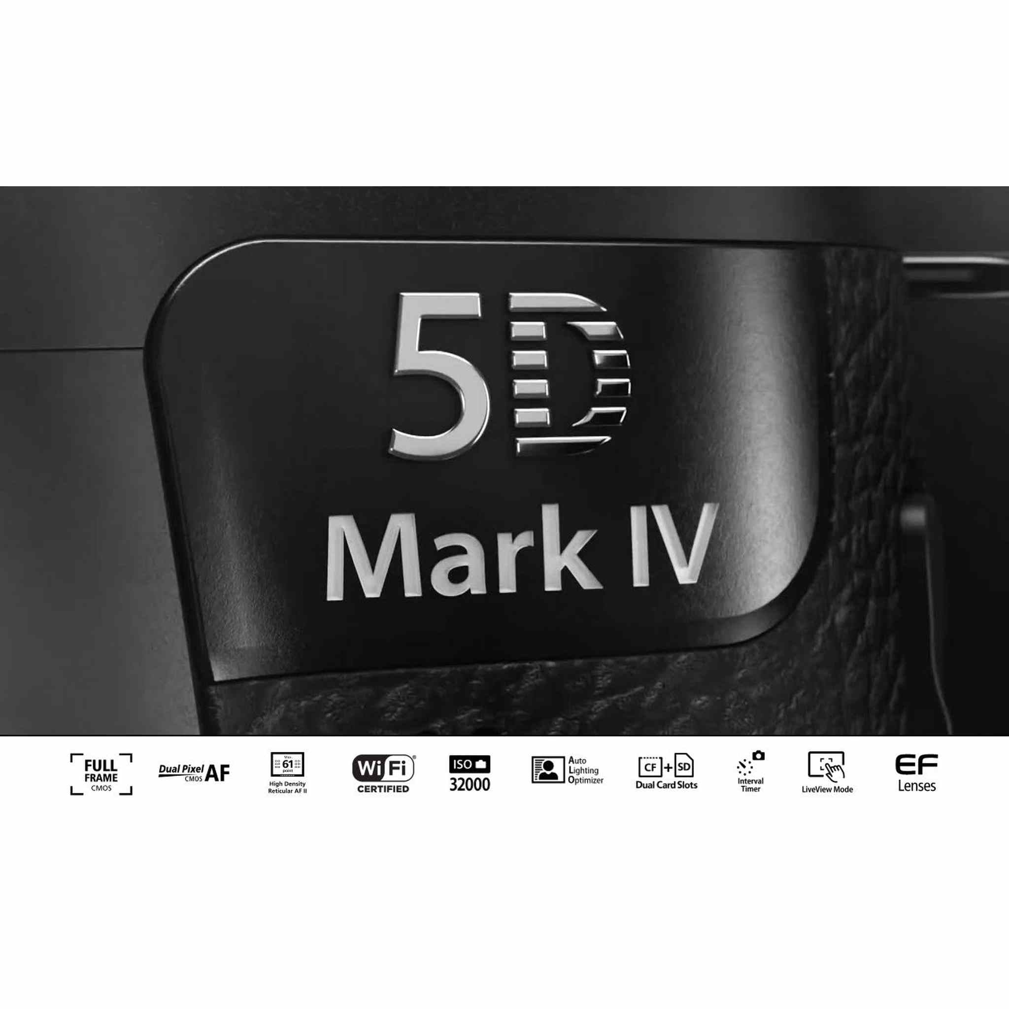 Canon EOS 5D Mark IV DSLR Camera with 70-200mm f/2.8L Lens International Version Bundle Canon