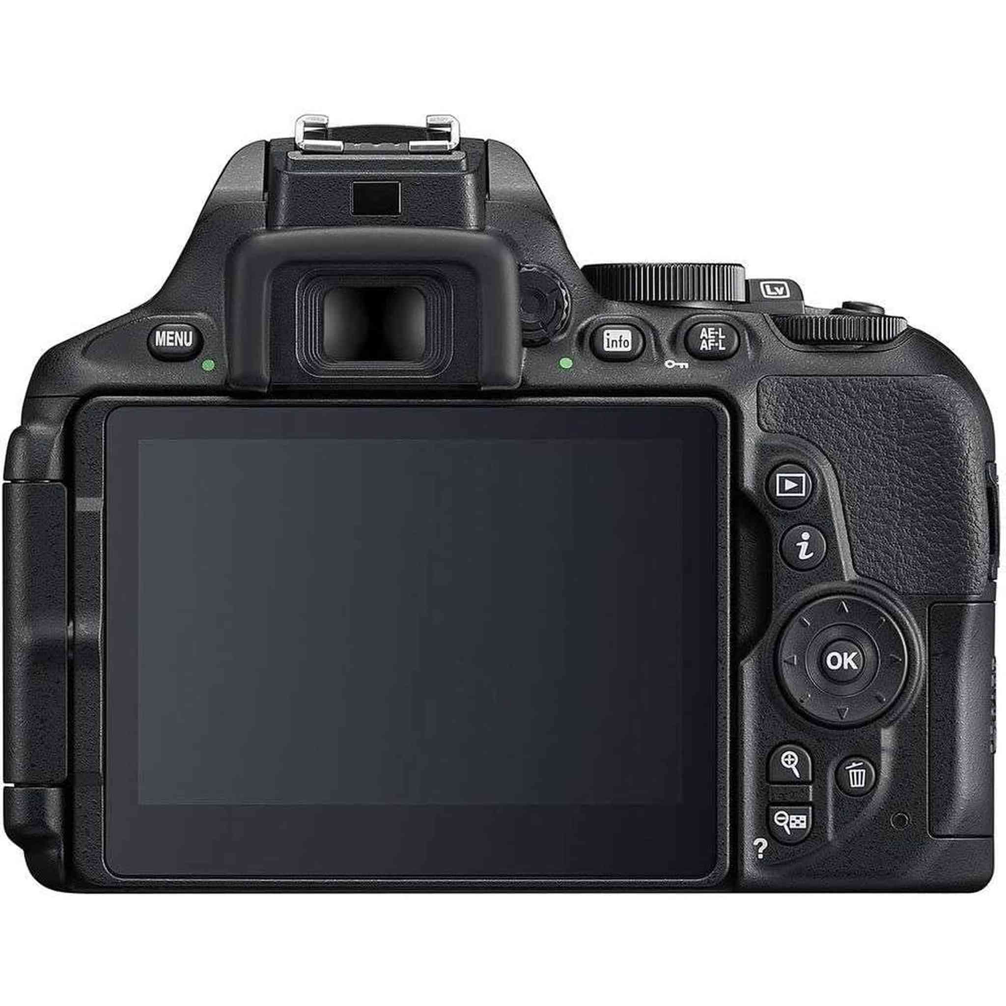 Nikon D5600 24 MP DX-Format Full HD 1080p Digital SLR Camera Body 1575B - Black Renewed - Reconditioned Nikon