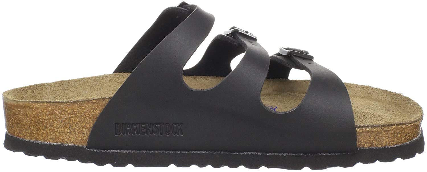 Birkenstock Florida Soft Footbed - Birko-Flor™ Black Birko-Flor™ 2 40 (US Women's 9-9.5) Regular