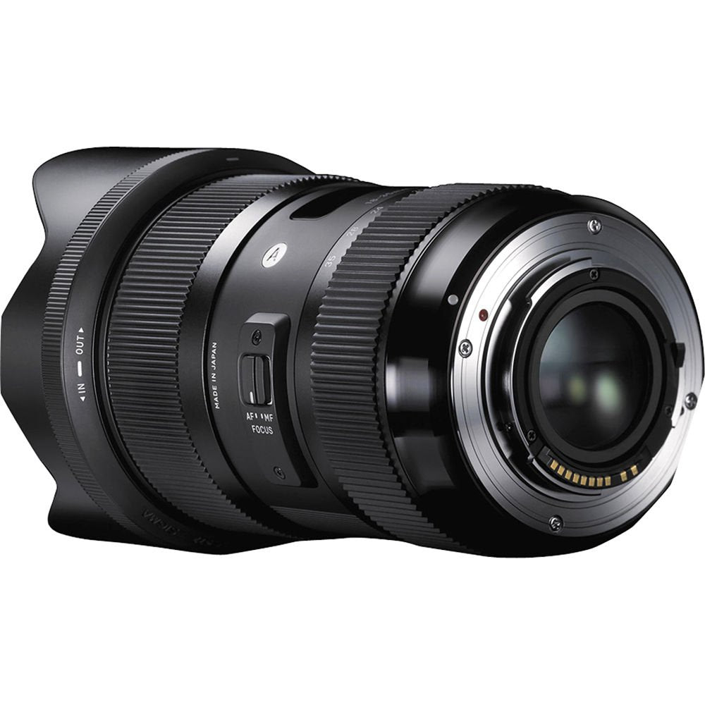 Sigma 18-35mm f/1.8 DC HSM Art Lens for Nikon # 210-306 + 72mm 3 Piece Filter Kit + Lens Pen Cleaner Bundle