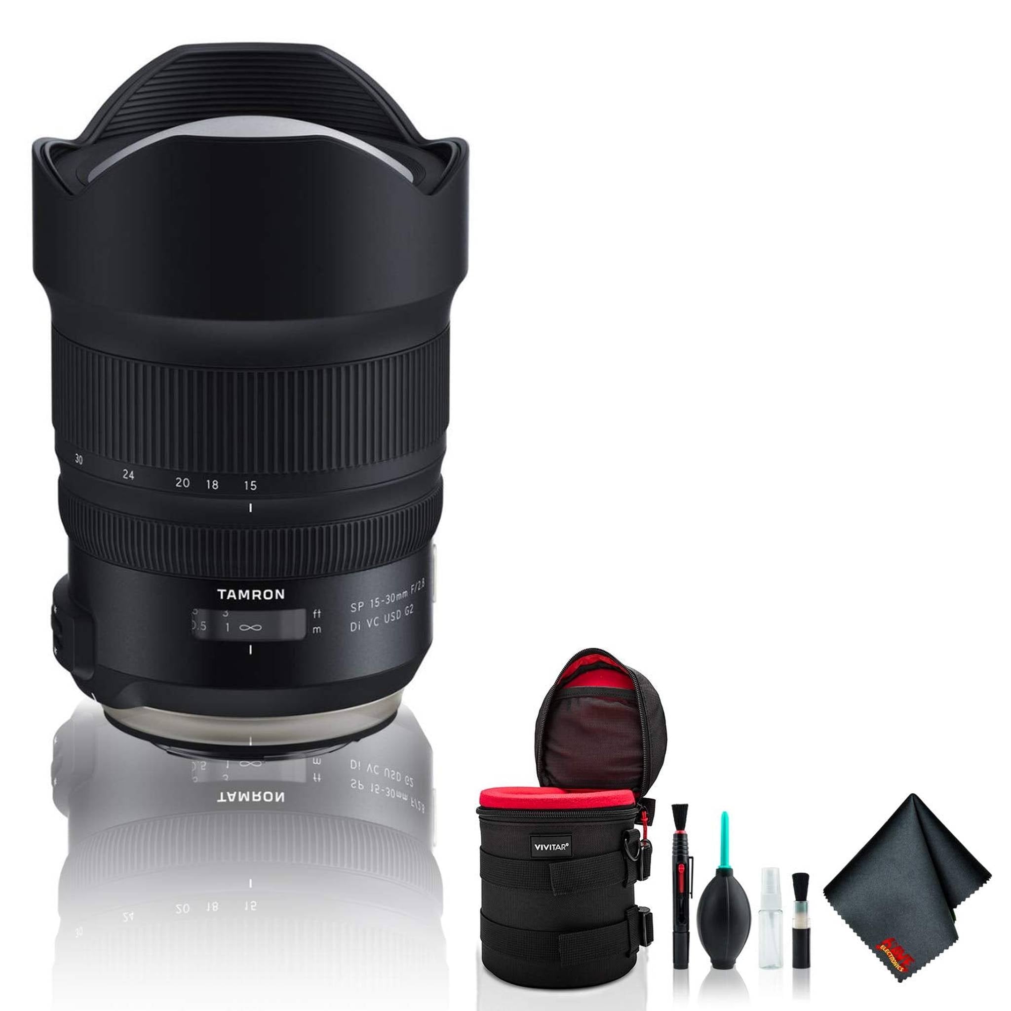 Tamron SP 15-30mm f/2.8 Di VC USD G2 Lens for Nikon F - Deluxe Bundle
