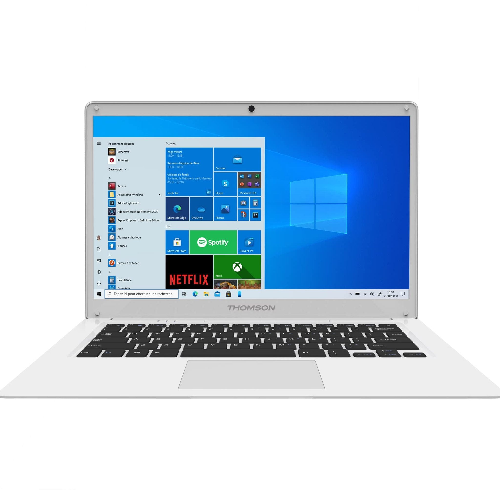 Thomson Laptop NEO14,14.1 Inch, Intel Atom, 4Gb RAM, 64Gb eMMC Storage, Windows 10 - White Thomson