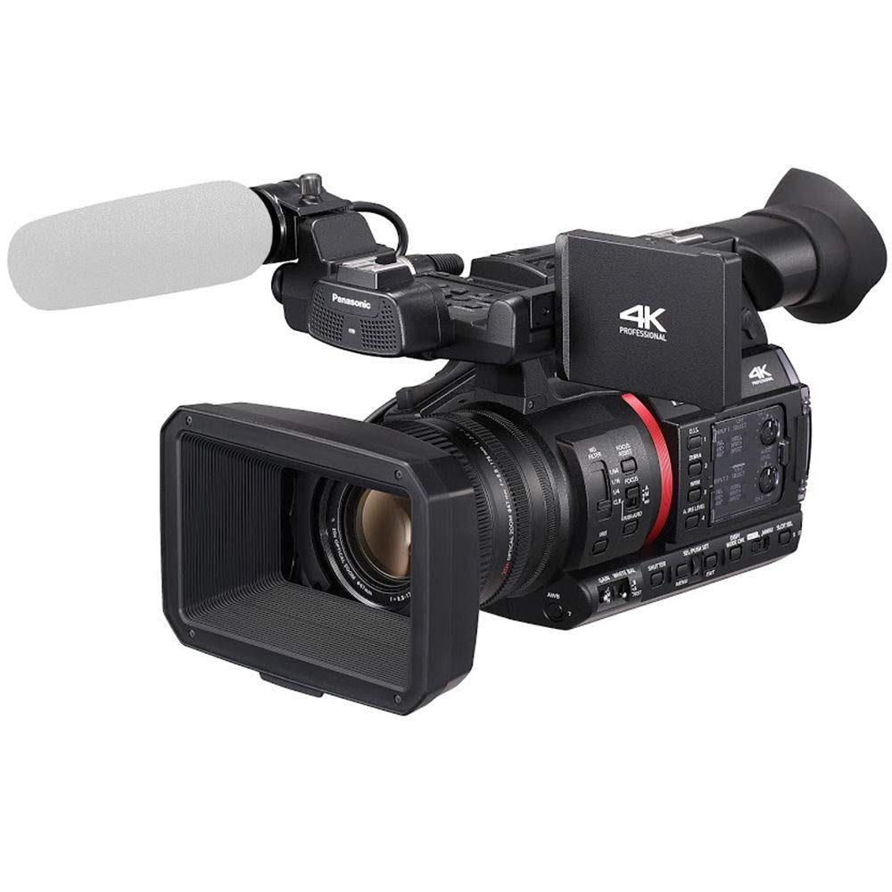 Panasonic AG-CX350 4K Camcorder (AG-CX350) W/Padded Case, 128 GB Memory Card, Lens Attachments, Wire Straps, LED Light, - Reconditioned