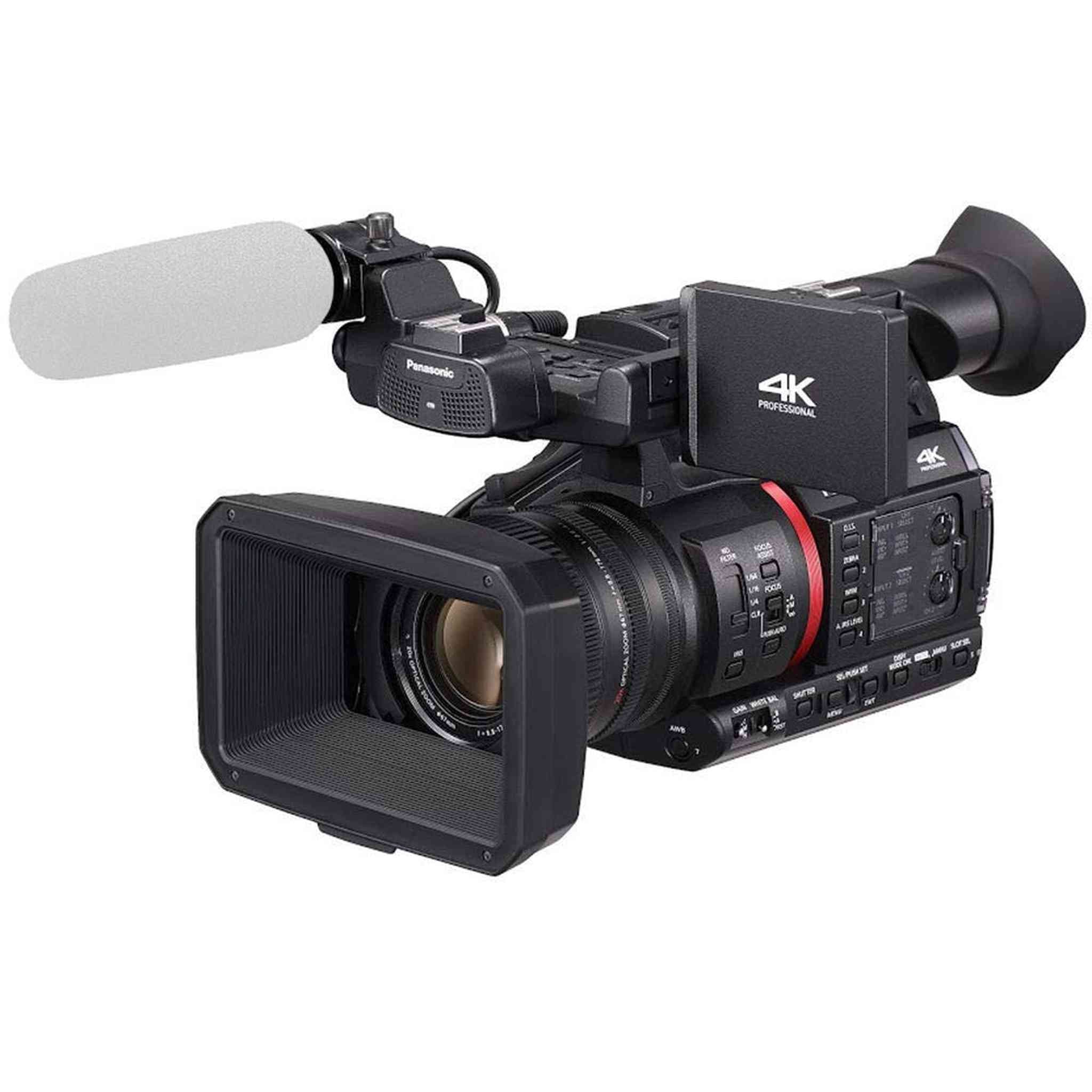 Panasonic AG-CX350 4K Camcorder AG-CX350 W/Padded Case, 128 GB Memory Card, Heavy Duty Tripod, Lens Filters, Sony Head - Reconditioned Panasonic