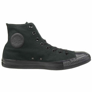 Converse Unisex Chuck Taylor All Star High Top Shoes, Black Monochrome, 10 M US Men/12 M US Women